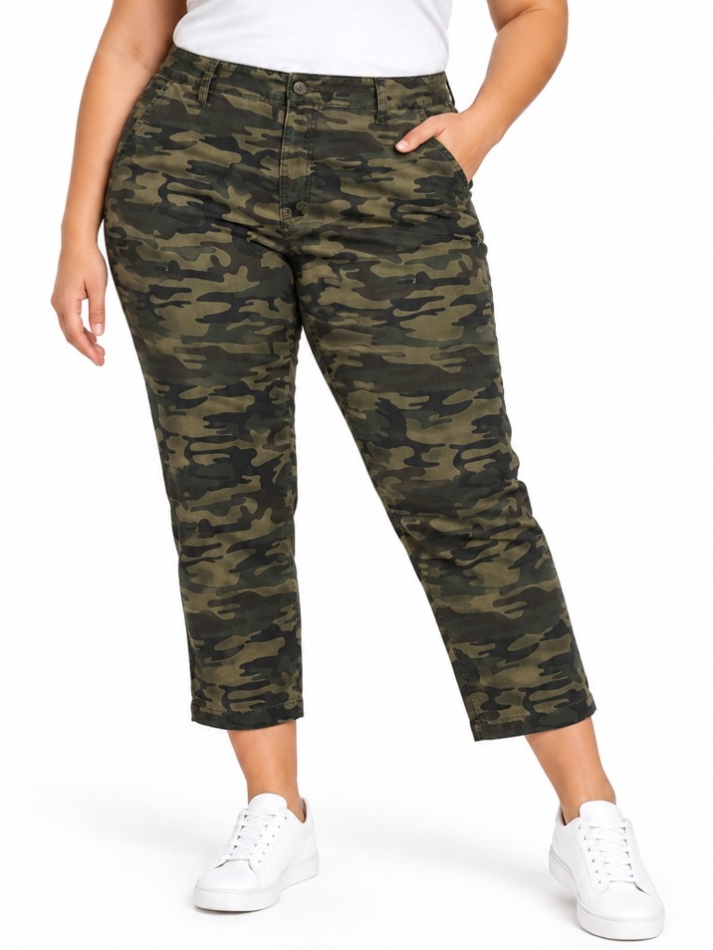 ANA Girlfriend Chinco CAMO print Pants Stretch 14